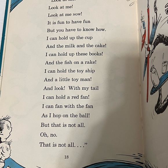 Dr. Seuss's ABC / The Cat In The Hat Hardcover Vintage Lot Of Two - Picture 6 of 15